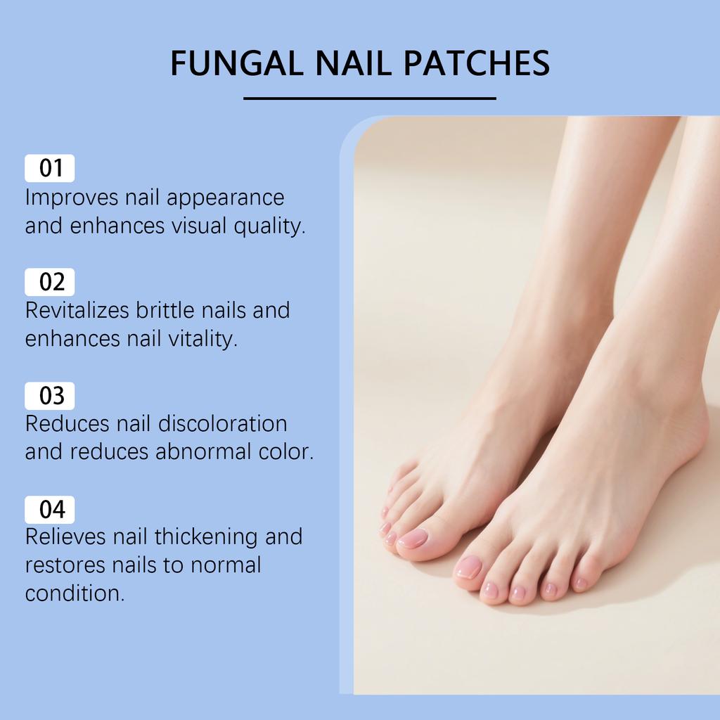 Parches Nutritivos para el Cuidado de las Uñas Mejoran la Apariencia, Rejuvenecen las Uñas Frágiles, Reducen la Decoloración y Espesan los Parches de Cuidado.