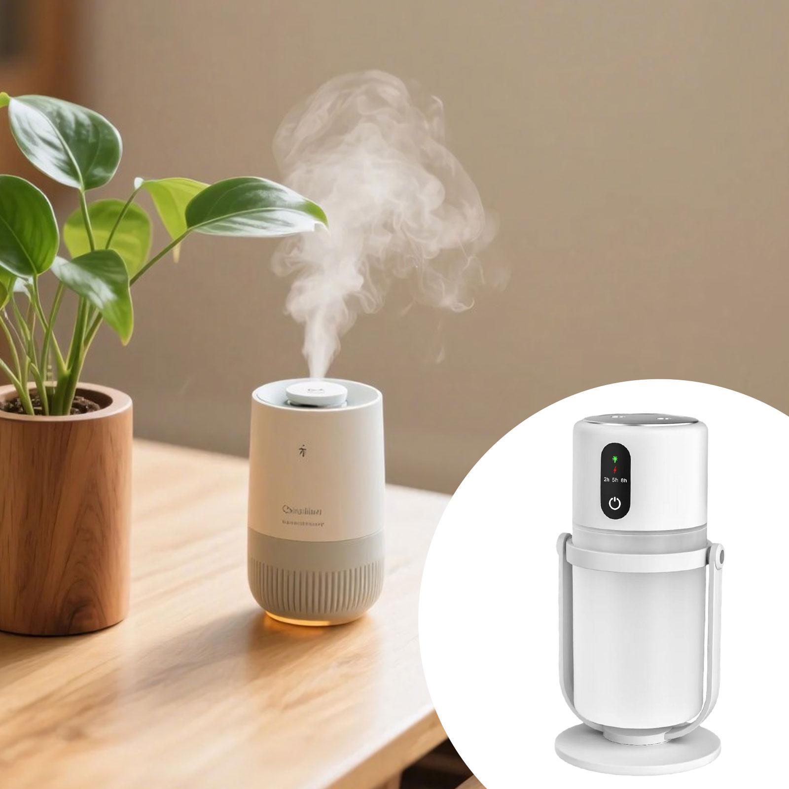 

Desktop Humidifier 300ml Water Tank Air Humidifier for Dorm Living Room Home білий