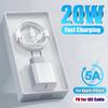 For Apple 20W For iPhone Charger USB Type C Fast Charger For iPhone 14 13 12 11 Pro Max XR XS Plus PD Charging Cable Accessories