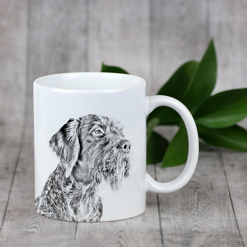 German Wirehaired Pointer - cup with a dog, personalized cup with a print, a classic gift for everyone from the Art-Dog brand