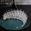 Luxurious and Elegant Bride Wedding Crown Tiara Crystal Crown Performance Hair Accessories Main Wedding Accessories Tiara