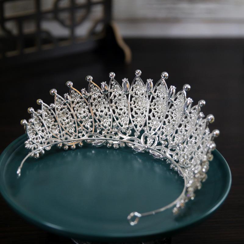 Luxurious and Elegant Bride Wedding Crown Tiara Crystal Crown Performance Hair Accessories Main Wedding Accessories Tiara