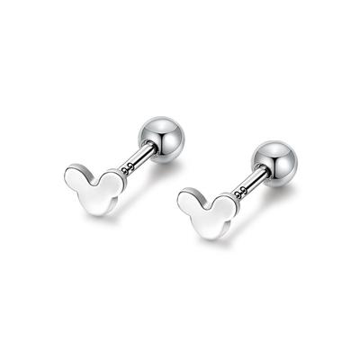 Mickey Mouse Screw Earrings Small Cute Mouse Earrings