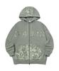 Episode Untitled Washing Applique Hood Zip-Up_Khaki