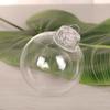 5pcs Perspective Christmas Tree Ball Paintable Christmas Ball with Bottle Cap Minimalist Christmas Clear Ball Home Decoration Navidad