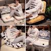 Cartoon Heated Lumbar Support Chair Cushion