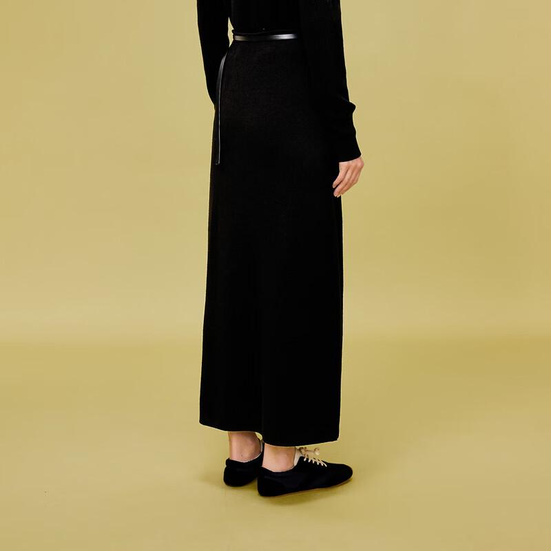 LESS 2024 Spring Cotton Nylon Casual Long Skirt