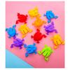 20 pz Rane Saltellanti Monocolore in Plastica, Rane Rimbalzanti, Giocattolo Educativo per Bambini, Regalo per Feste per Bambini, Compleanno