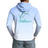 Men's UPF50+ Sun Protection Cooling Shirt Lightweight Stretch Hooded Outdoor Fishing Sports Top Long Sleeve