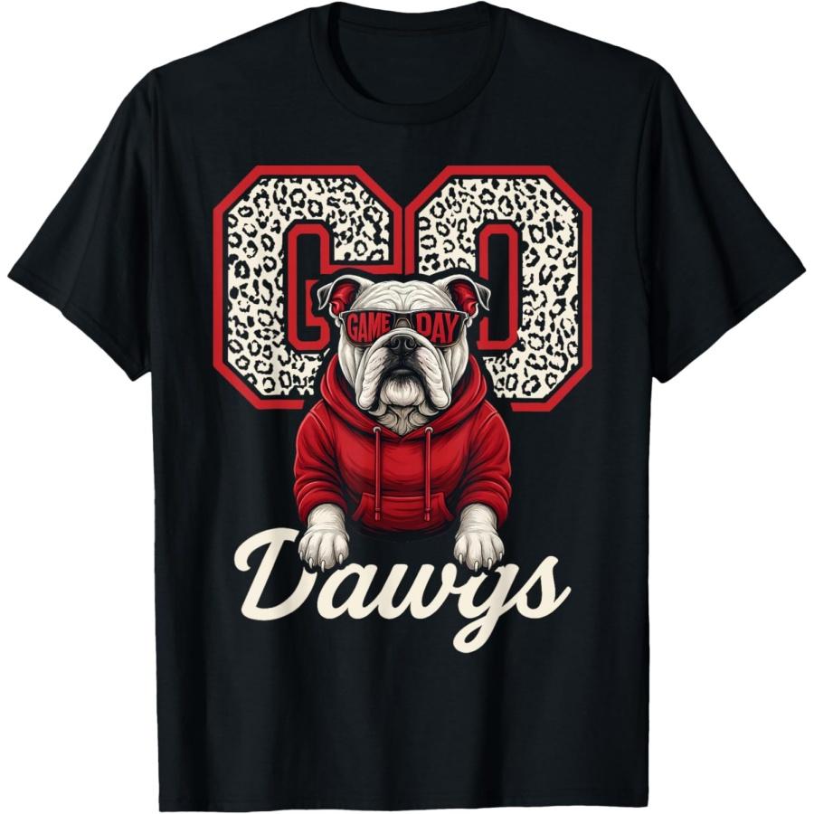 

Bulldogs Graphic Go Dawg Apparel for Men Women Kid Boy Girl T-Shirt XXXXXL чорний