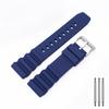 20/22mmSilicone Bracelet Soft Comfort Watchband Rubber Universal Watch Strap for Citizen Longines Rolex Submariner for SEIKO 007