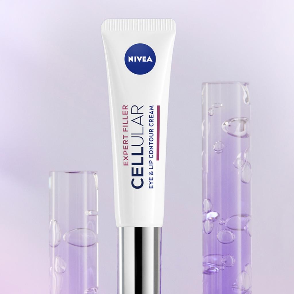 Nivea Cellular Expert Filler Eyes And Lips Contouring Cream, 15