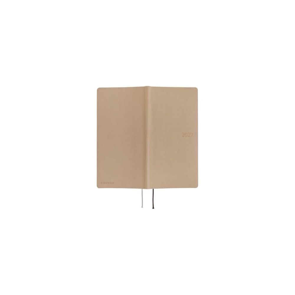 Hobonichi Techo 2027 Weeks Smooth Cafe au Lait, January Start, Weekly Planner, Weekly Left-Hand