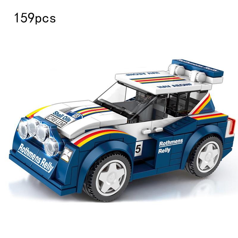 Speed City Racing Car Sports Model Building Blocks Bricks Classic Rally Sports Super Racers Great Vehicles Christmas gift Toys