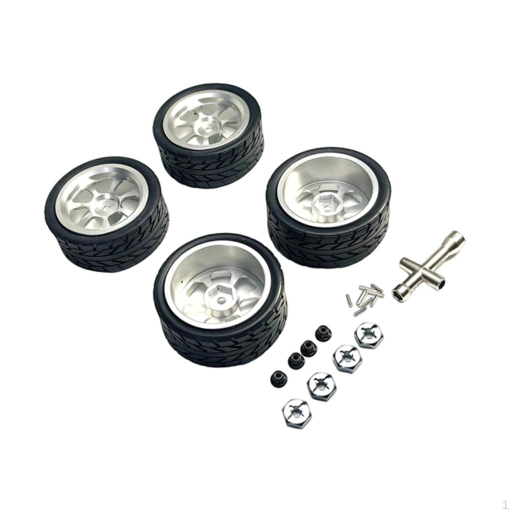 RC Wheels and Tires 12mm Metal Wheel Hub for 144001 1/10 1:14 1:18