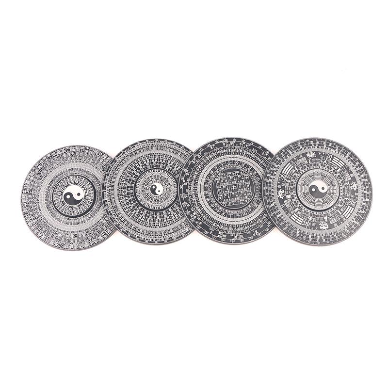 Chinesischer Tai Chi Bagua Drehbarer Feng Shui Kompass Aluminiumlegierung Chinesische Meisterbedarf Glück Segen Heimdekor Ornamente
