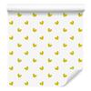 Heart Wallpaper White, Cream and Yellow 50x1000