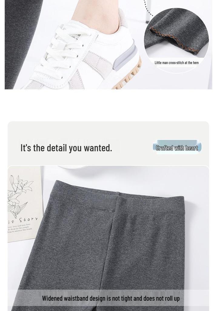 2025 Plus Velvet Thickened Leggings for Women - Warm, Slim Fit, Plus Size, Ideal for Spring/Autumn