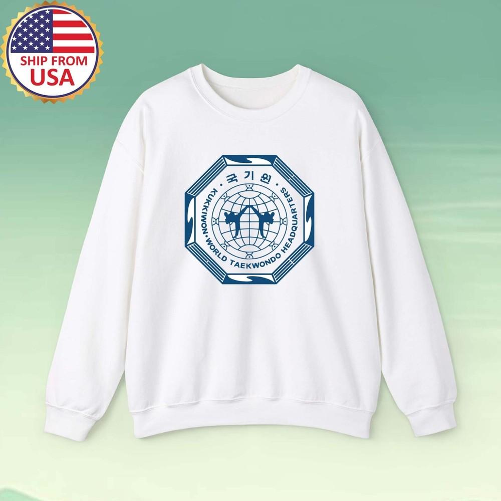 KUKKIWON Taekwondo Men#039;s White Size S to 3XL Unisex T-Shirt XXXXL