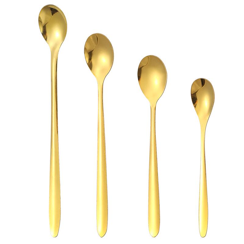 Elegante Edelstahl-Löffel für Desserts, Kaffee und Honig - Design mit Vogelnester-Tremella, Perfekt für Hochzeiten