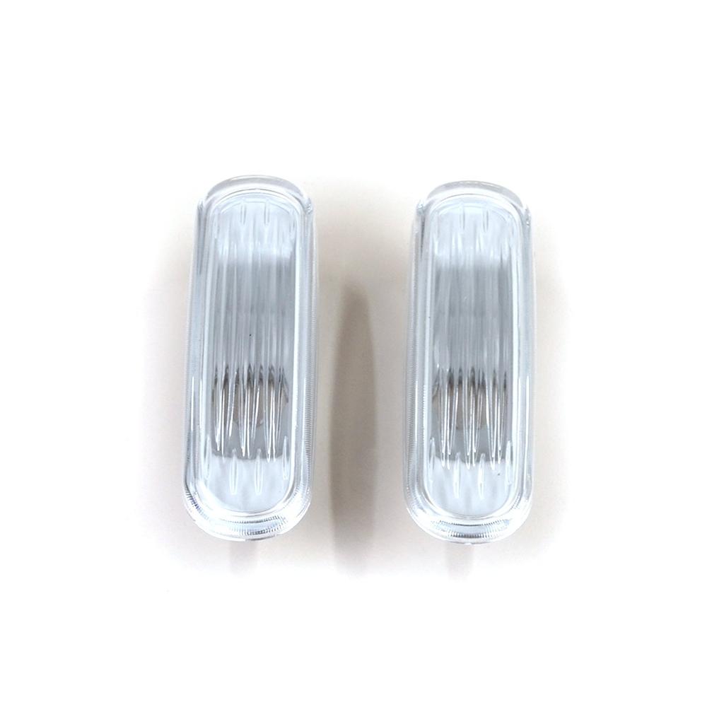 BSP1129-1 Side Flasher Indicator Repeater Lamp Signal Set White for Fiat Peugeot Citroen Abarth Musa 51942933
