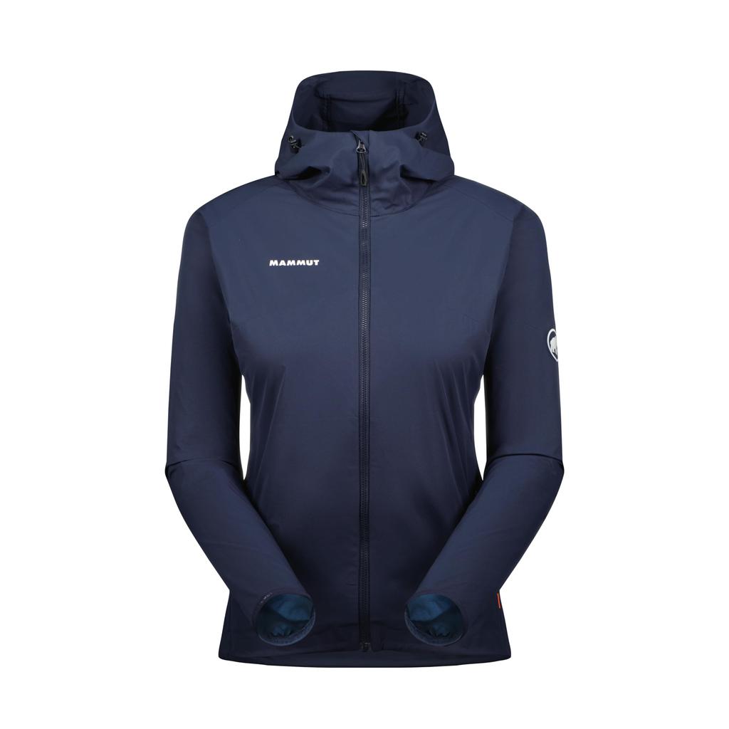 Mammut Granite SO Hooded Jacket AF Asian Fit Women's 1011-00332, Marine-White,