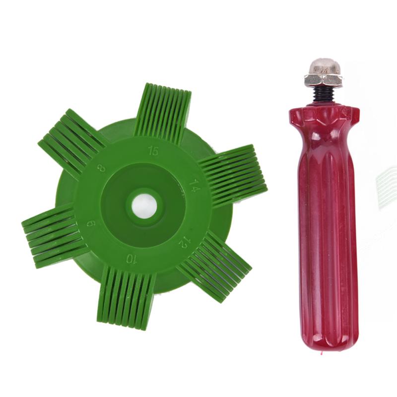 New Chic Heat Dissipating Fin Comb Cleaning A/C Condenser Coils Brush Condenser