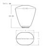6pcs Electric Guitar Tuners Handle Button Head Hat Handle Metal Trapezoid Hand