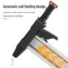 Manual Wire Slot Nailer: Semi-Automatic Woodworking & Decoration Tool with ST18 Steel Nails for Cement.