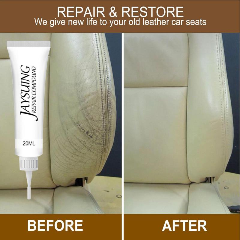 Car Seat Leather Repair Agent Vinyl Repair Kit Car Instrument Panels Sofas Coats Repair Gel Cleaner Cream 7Color 20ml