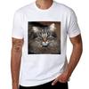 Tiggy The Cinema Museum Cat Tshirt Simple Casual Short Sleeve Tee Tshirt