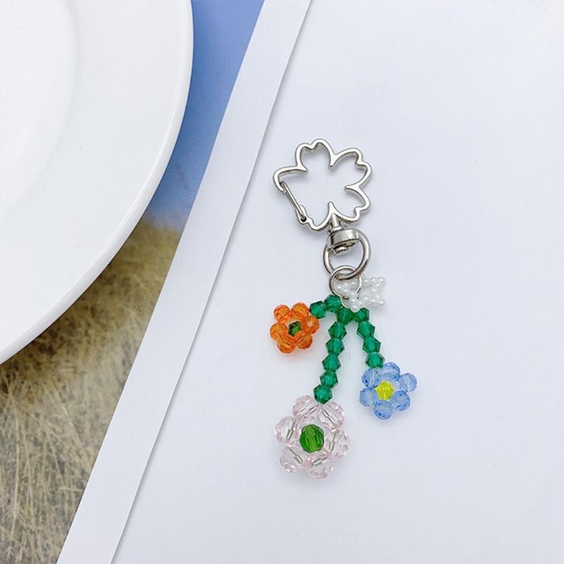 Handmade Beads Keychain Durable Material for Detail Oriented Individuals