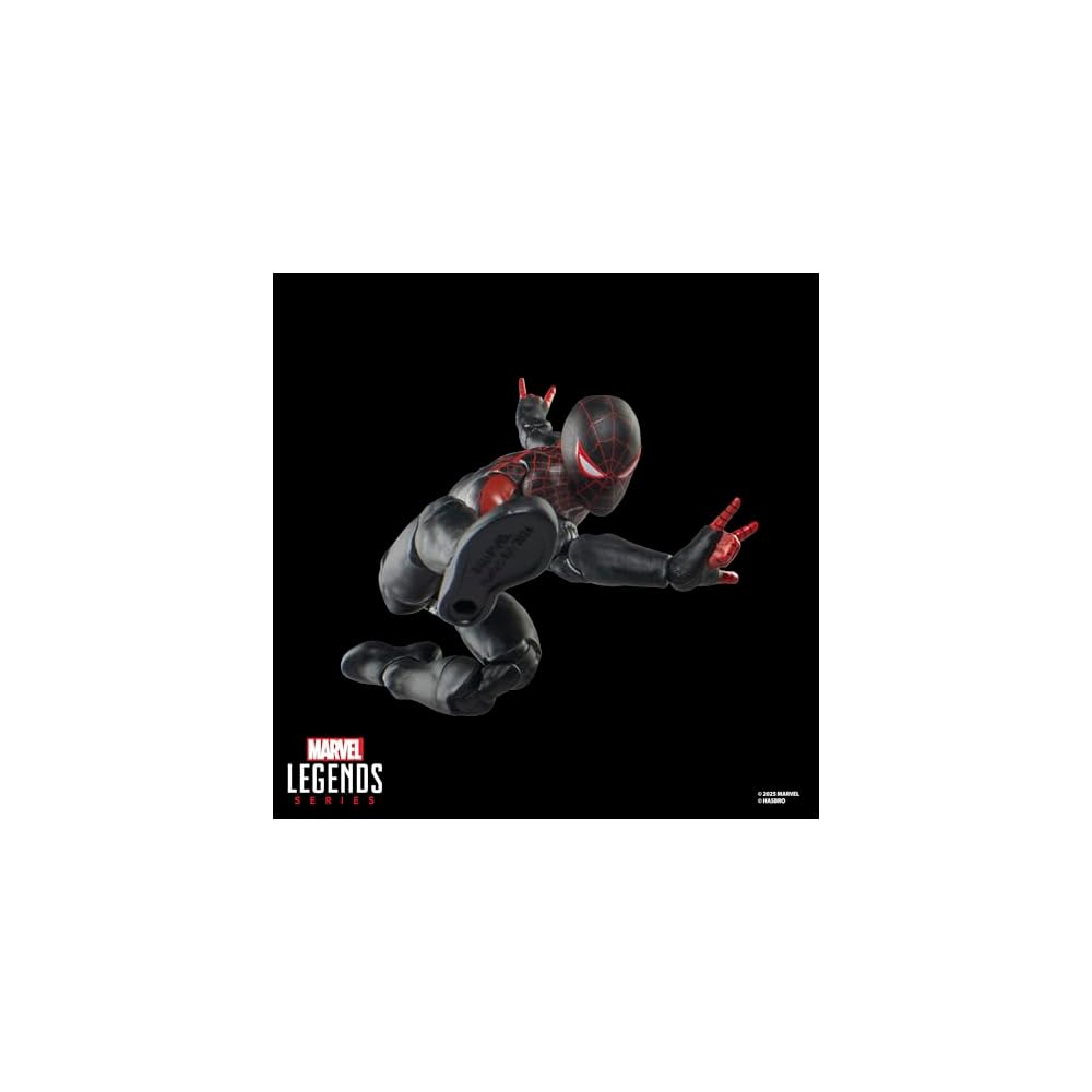 Hasbro Marvel Legends Ultimate Miles Morales Action Figure 15 Cm with Comic Accessories