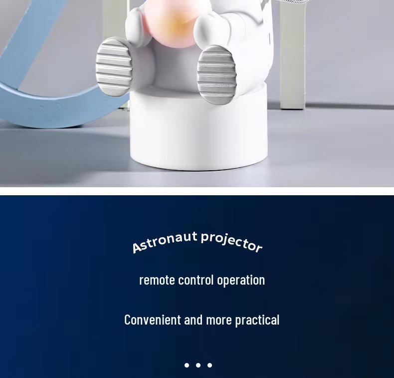 Starry Sky Astronaut Projection Lamp - Children's Decorative LED Night Light
