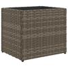 Vidaxl Donica Ogrodowa, Szara, 36X30X32 Cm, Rattan Pe