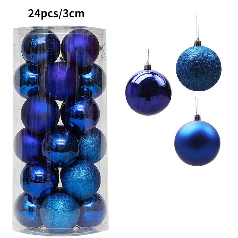 24/36 Pcs Christmas Balls New Year Party Decoration Xmas Tree Ornaments Christmas Hanging Ornament Home Decor Gifts Navidad 2025
