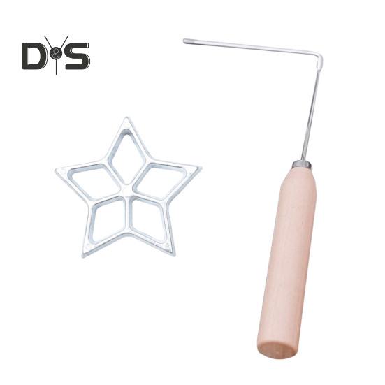 Flower 7Pcs/Set Beautiful Shape Rosette Mold Reliable Anti Corrosion Metal Frying Timbale Mold Kitchen Tools