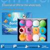 12-Pack Bath Bomb Balls with Ocean Toy Inside - 50g Fun Bath Toy for Kids