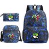 10 Ben Children Backpack Cartoon Design Canvas School Bag  Student Traveling