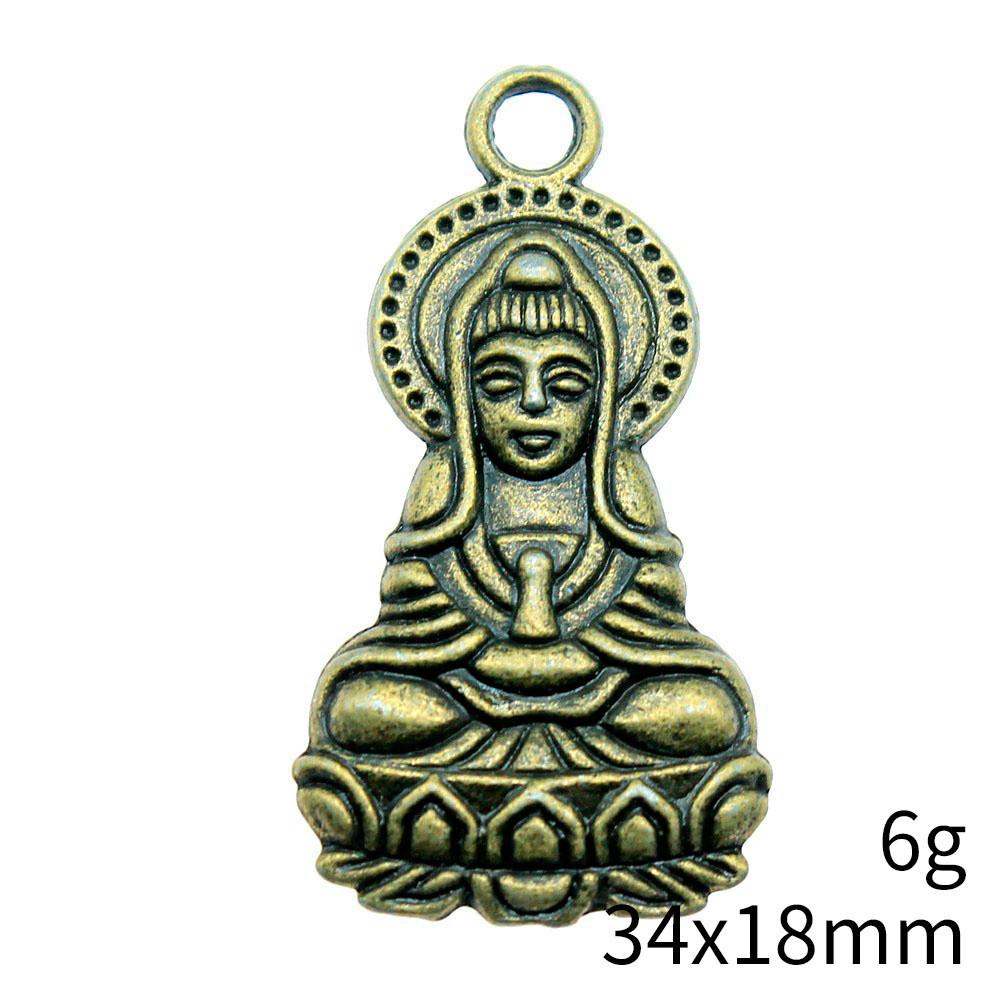 Thanksgiving Day Charms For Nails Buddha Statue Charms Pendant Home Garden Bracelet Pendant