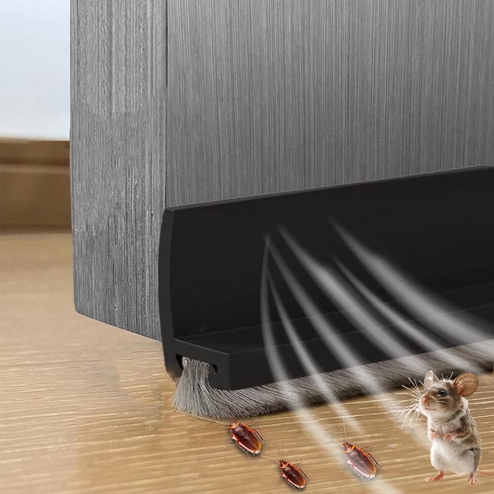 100cm Bürstendichtung Selbstklebende Dichtung Professioneller Türspaltabdichter Wohnheim