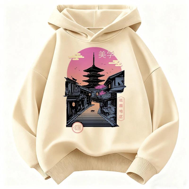 Y2K Japanes Style Sweatshirt Gothic Manga Kids Cat Children's Sweatshirt Cute Hoody for Boys Girls Autumn Winter Casual Hoodies