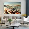 Salvador Dali Surrealism Chess Mask On Sea Canvas Painting Abstract Posters and Prints Wall Art Pictures for Home Decor