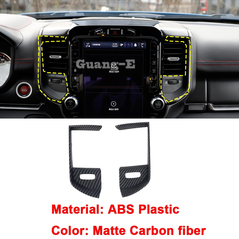 For Dodge Ram 1500 TRX   2024 ABS Steering Wheel Frame Dashboard Armrest Handle Panel Air Outlet Vent Trim Gear