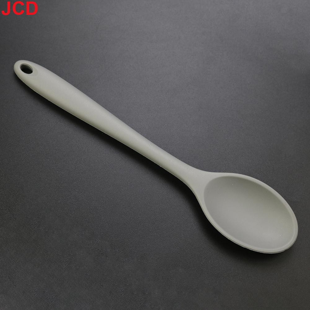 Silicone world Silicone Spoon Mixing Soup Spoons Kitchen Mixing Ladle Cooking Utensils Kitchenware Tool For Stirring and Serving