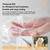 Window Insulation Film Transparent Windproof Waterproof PEVA Self-Adhesive Warm Windows Energy-saving Film Screen Window Curtain