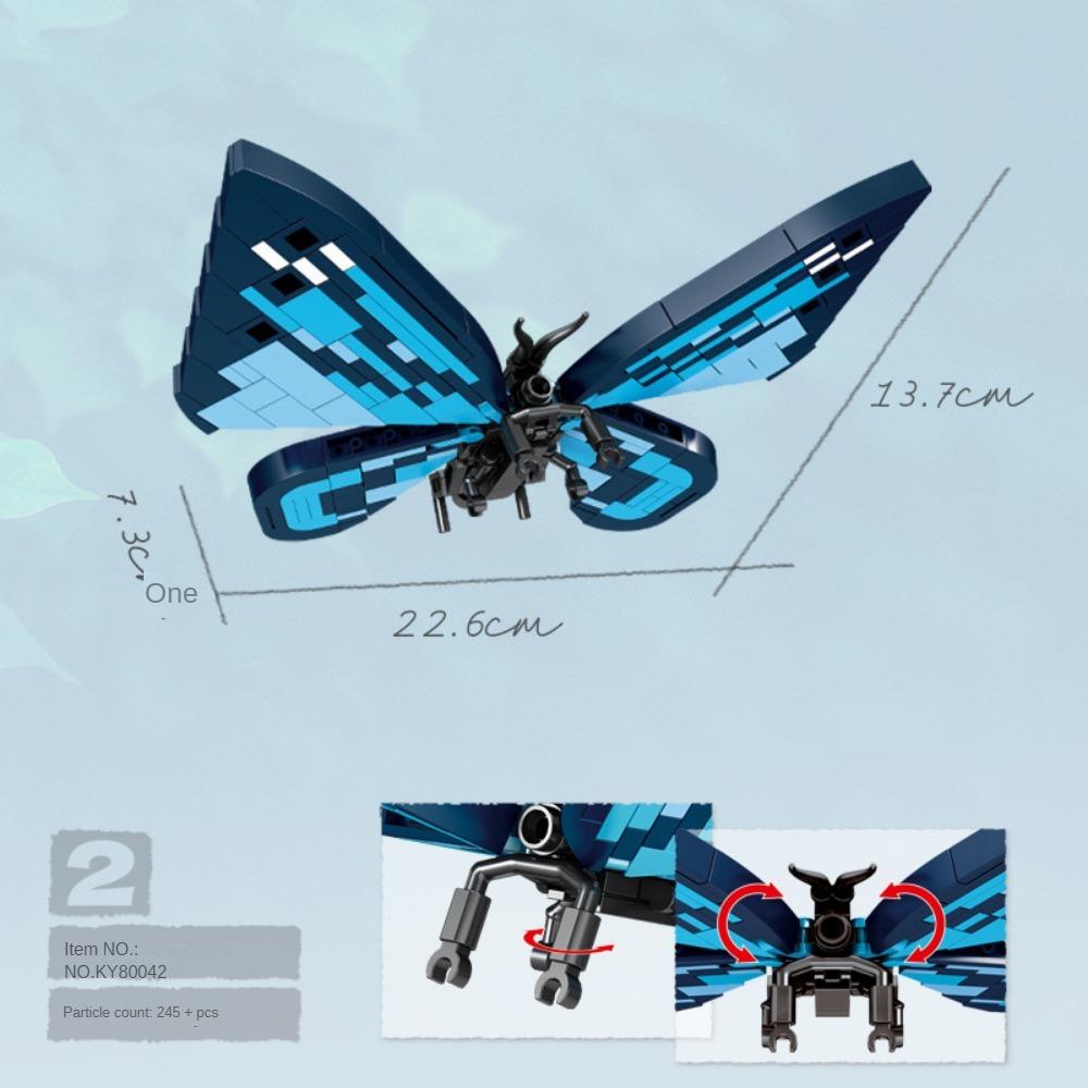 Insect ocean small particle model blocks, puzzle assembly blocks, block toys, children's gifts, birthday gifts, animal shaped blocks