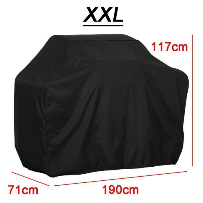 Housse de Barbecue - Weber - Taille XXL - 190x117x71CM - Étanche - Noir - Robuste
