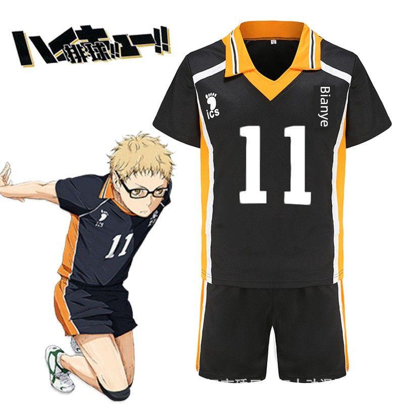 Volleyball Boy Cosplay Costumes Karasuno High School Hinata Shoyo Kageyama Tobio Cosplay Uniforms All Team Uniforms In Stock