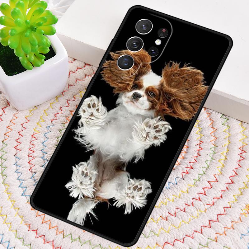 Cavalier King Charles Spaniel Dog Soft Phone Case for Samsung Galaxy Note 10 Pro S26 Ultra S23 S24 FE S25 S21 S22 PLUS Cover